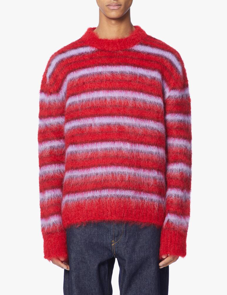rinascente Marni Maglione girocollo a righe in mohair