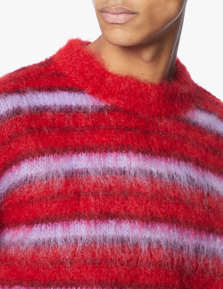 rinascente Marni Maglione girocollo a righe in mohair