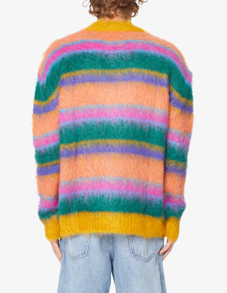 rinascente Marni Striped mohair roundneck sweater - Multi