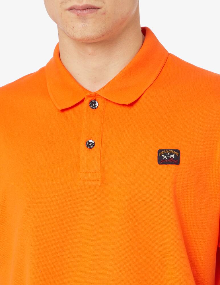 rinascente Paul & Shark Polo piquet con logo tricolore