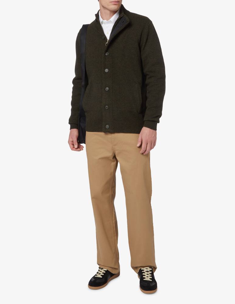rinascente Barbour Cardigan in lana merino - Verde