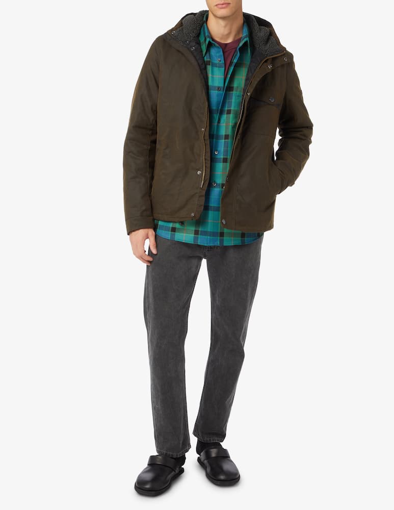 rinascente Barbour International Giacca cerata in kevlar - Verde