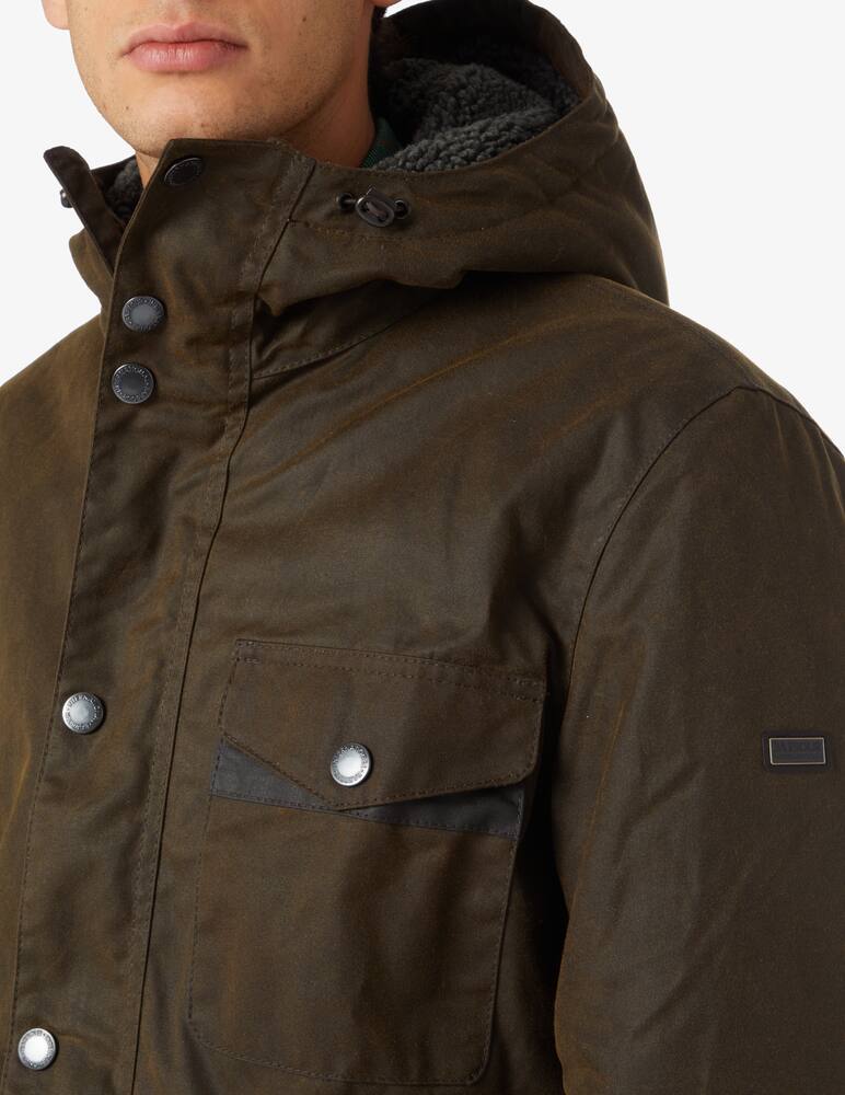 rinascente Barbour International Giacca cerata in kevlar - Verde