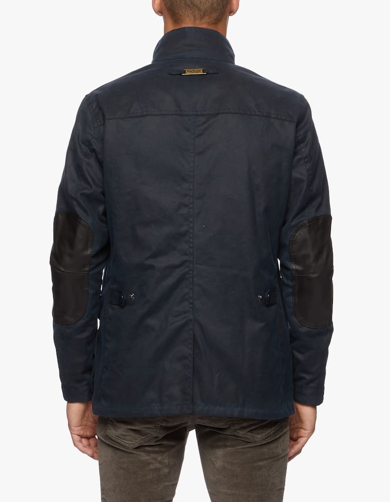 Barbour Giubbotto cerato ogston - Blu - immagine 2