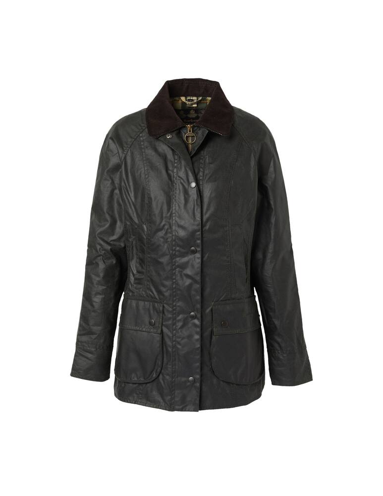 rinascente Barbour Beadnell waxed cotton jacket - olive