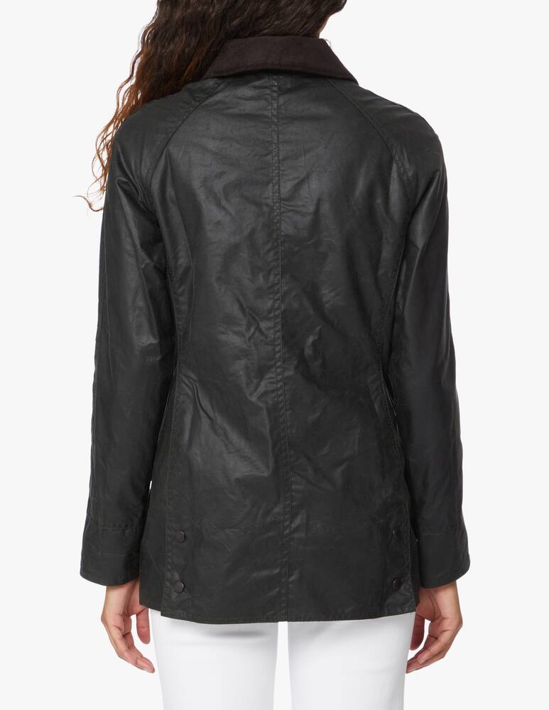 rinascente Barbour Beadnell waxed cotton jacket - olive