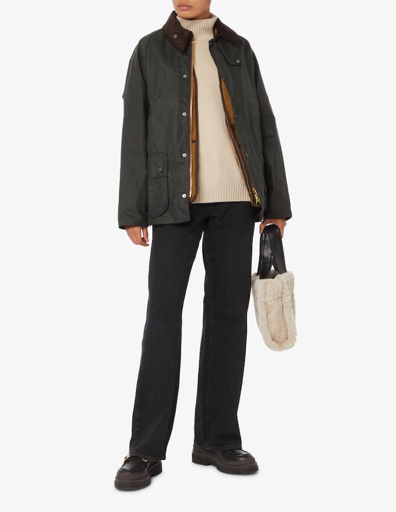 rinascente Barbour Bedale waxed jacket - Black