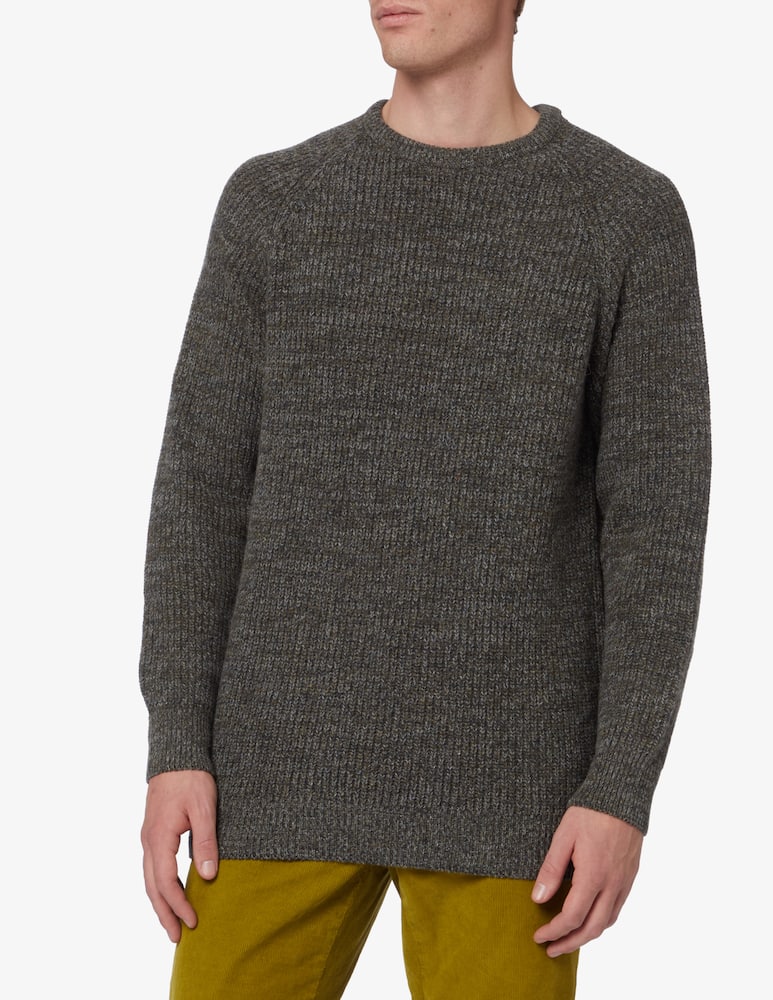 rinascente Barbour Ribbed crewneck jumper - Grey