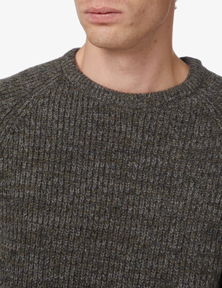 rinascente Barbour Ribbed crewneck jumper - Grey