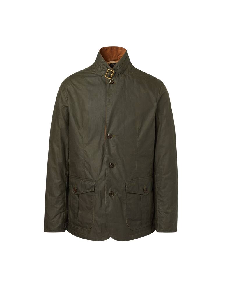 rinascente Barbour Sander waxed jacket - olive
