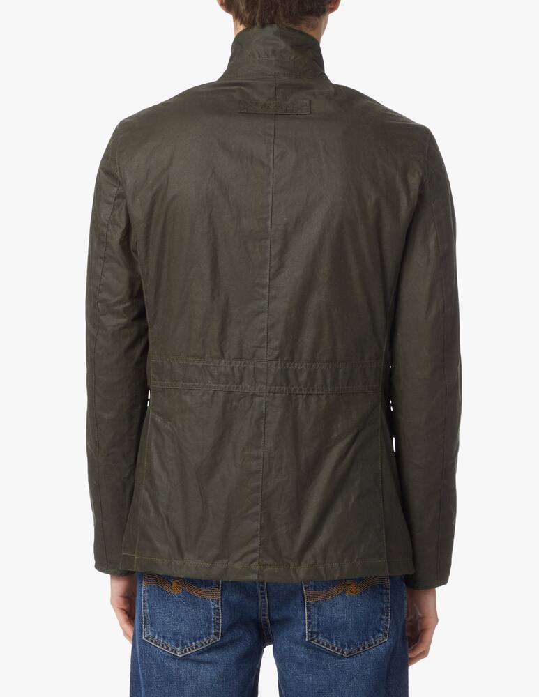 rinascente Barbour Sander waxed jacket - olive