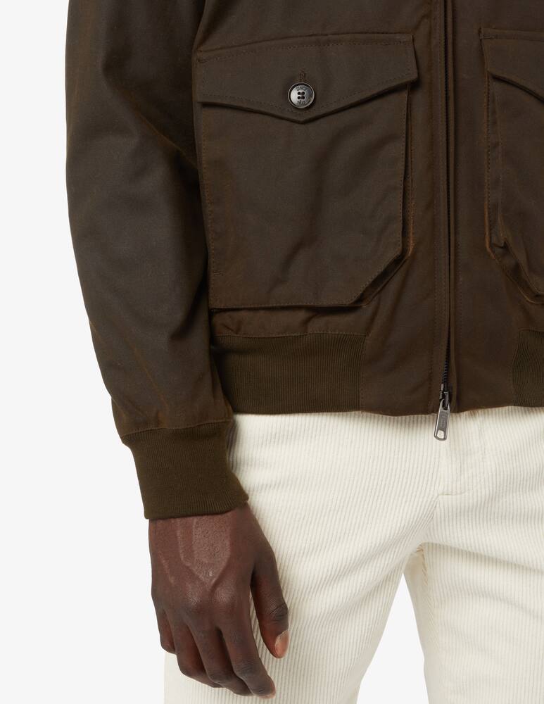 rinascente Baracuta G9 af waxed pocket jacket - Brown