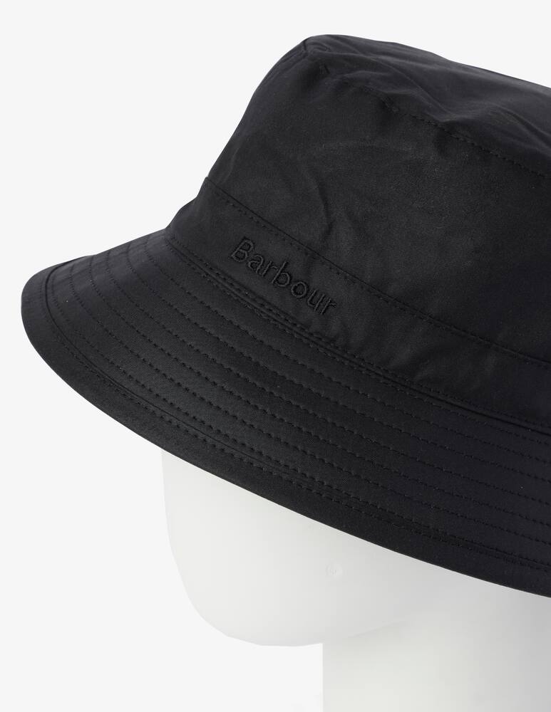 rinascente Barbour Waxed bucket hat - Black