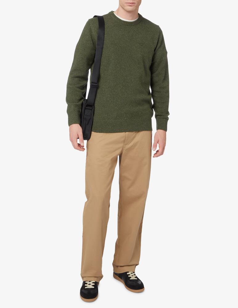 Barbour Donegal light crewneck jumper - Green - picture 2 Barbour Donegal light crewneck jumper - Green - picture 2