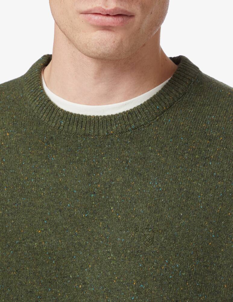 Barbour Donegal light crewneck jumper - Green - picture 4 Barbour Donegal light crewneck jumper - Green - picture 4