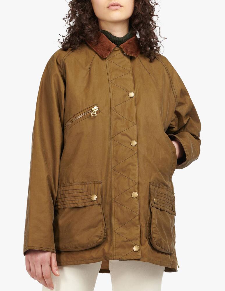 rinascente Barbour Giacca in cotone cerato Carmen x Alexa Chung