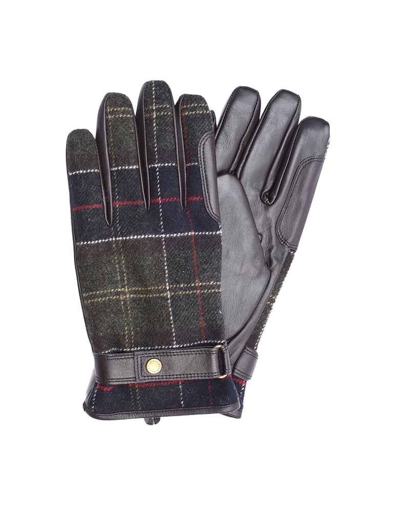 Barbour Guanto pelle e tartan - immagine 1 Barbour Guanto pelle e tartan - immagine 1