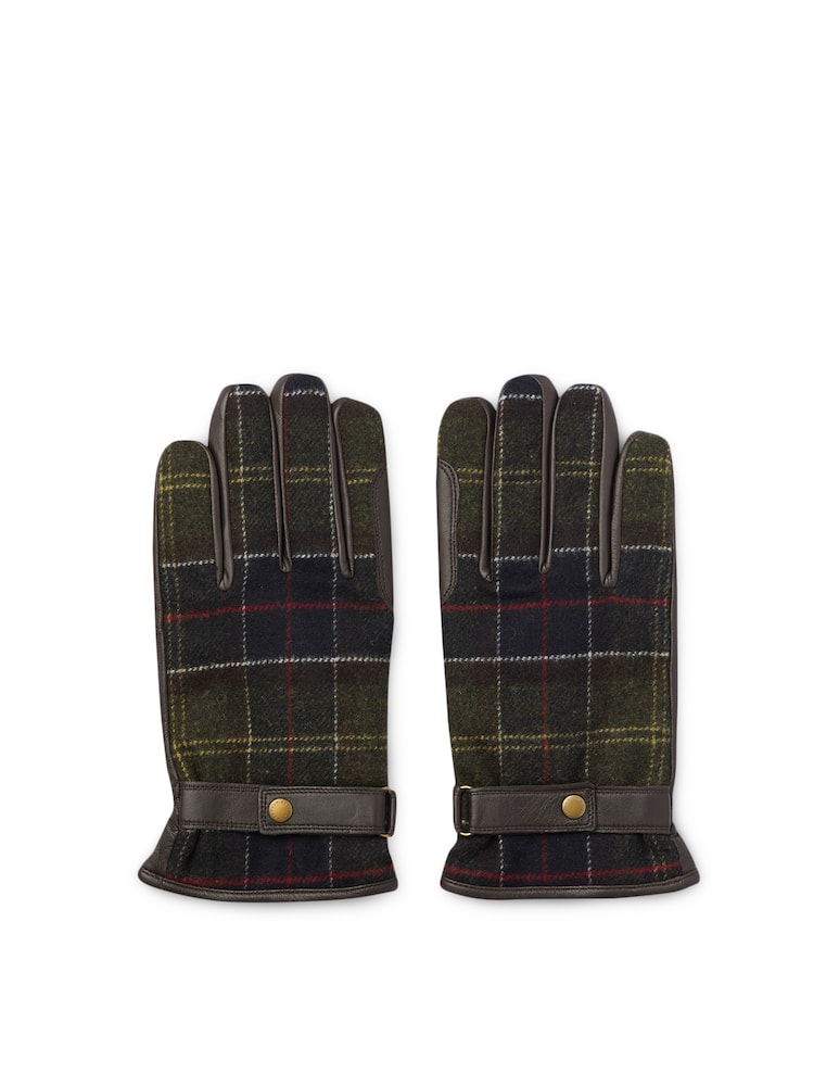 Barbour Guanto pelle e tartan - immagine 2 Barbour Guanto pelle e tartan - immagine 2