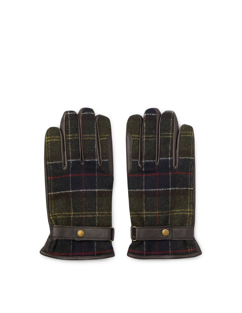 rinascente Barbour Guanto pelle e tartan