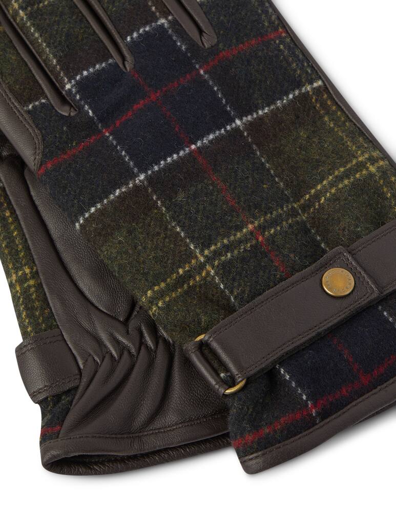 rinascente Barbour Guanto pelle e tartan