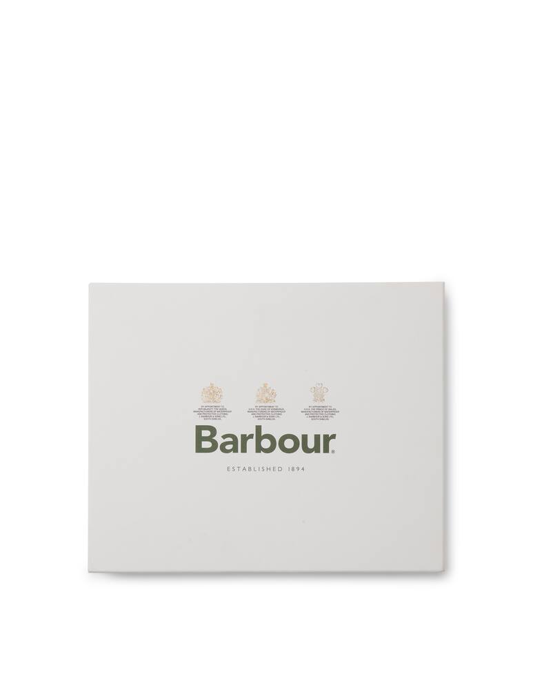 rinascente Barbour Tartan scarf and glove set