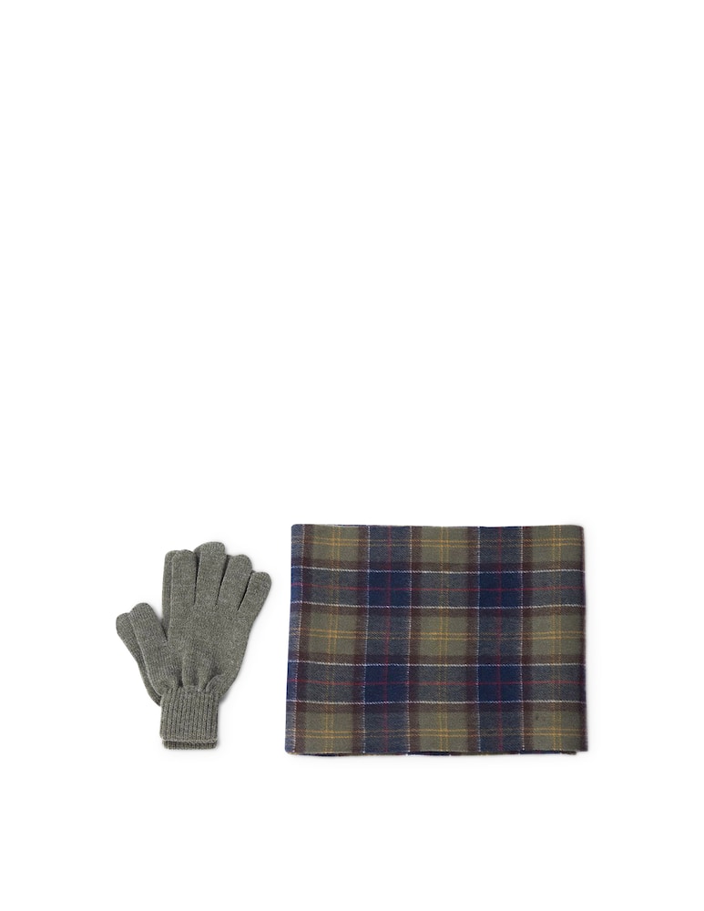 Barbour Gift box sciarpa e guanti a quadri - immagine 1 Barbour Gift box sciarpa e guanti a quadri - immagine 1