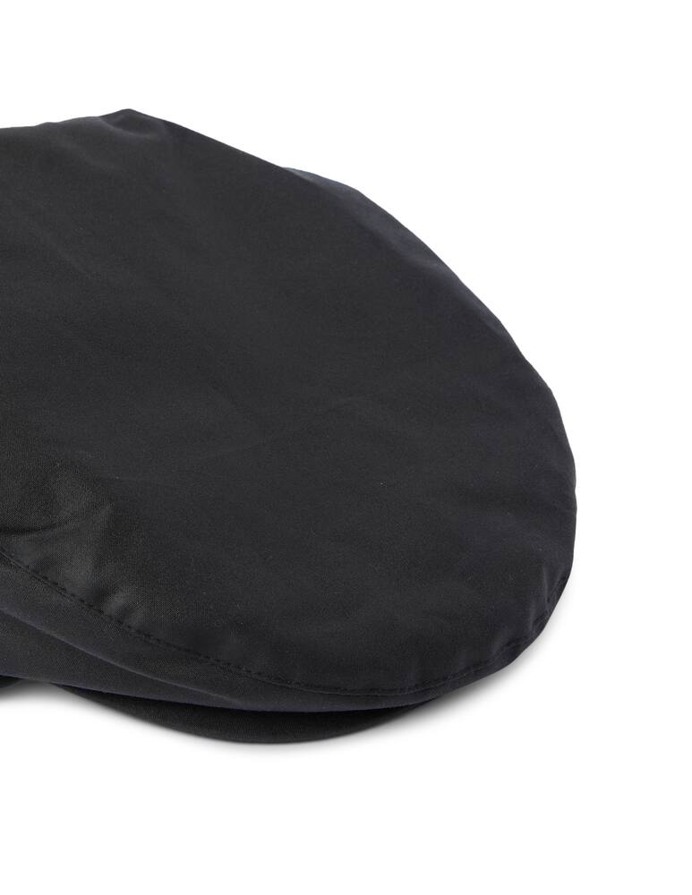 rinascente Barbour Waxed flat cap with earmuff - Black