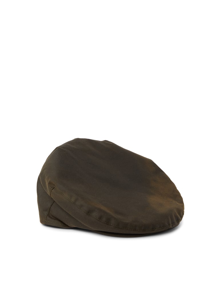 rinascente Barbour Waxed flat cap with earmuff - Green