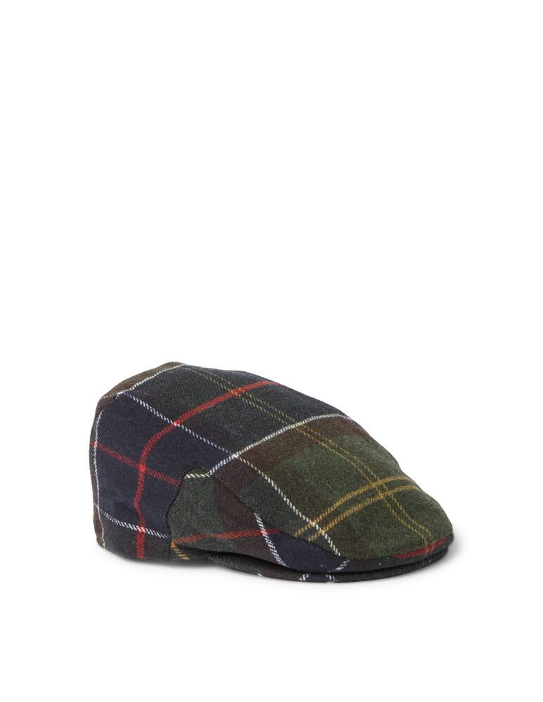 rinascente Barbour Tartan wool flat cap - Green