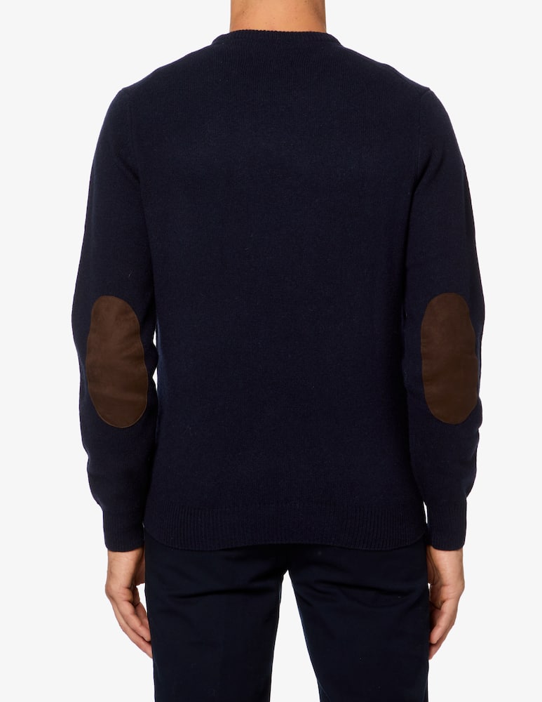 rinascente Barbour Patch lambswool creneck jumper