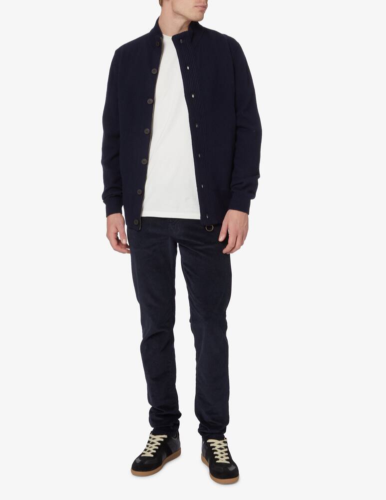 rinascente Barbour Cardigan in lana merino - Blu