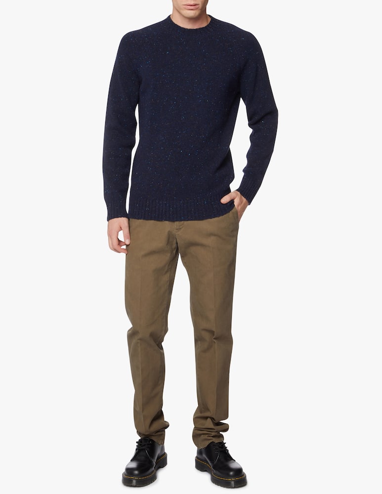 rinascente Barbour Donegal heavy roundneck jumper