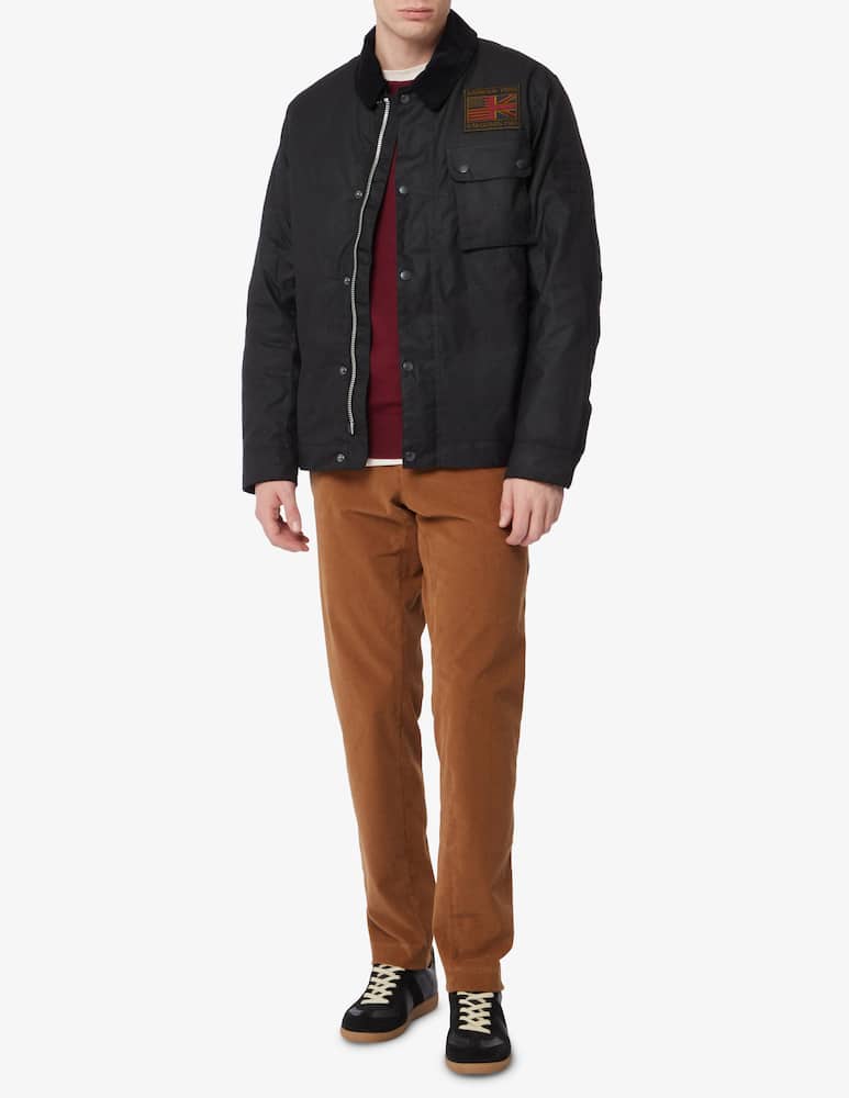 rinascente Barbour International Giacca workers con toppe - Nero