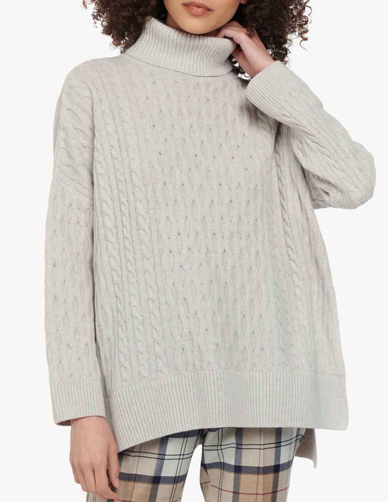 rinascente Barbour Maybury roll neck cape