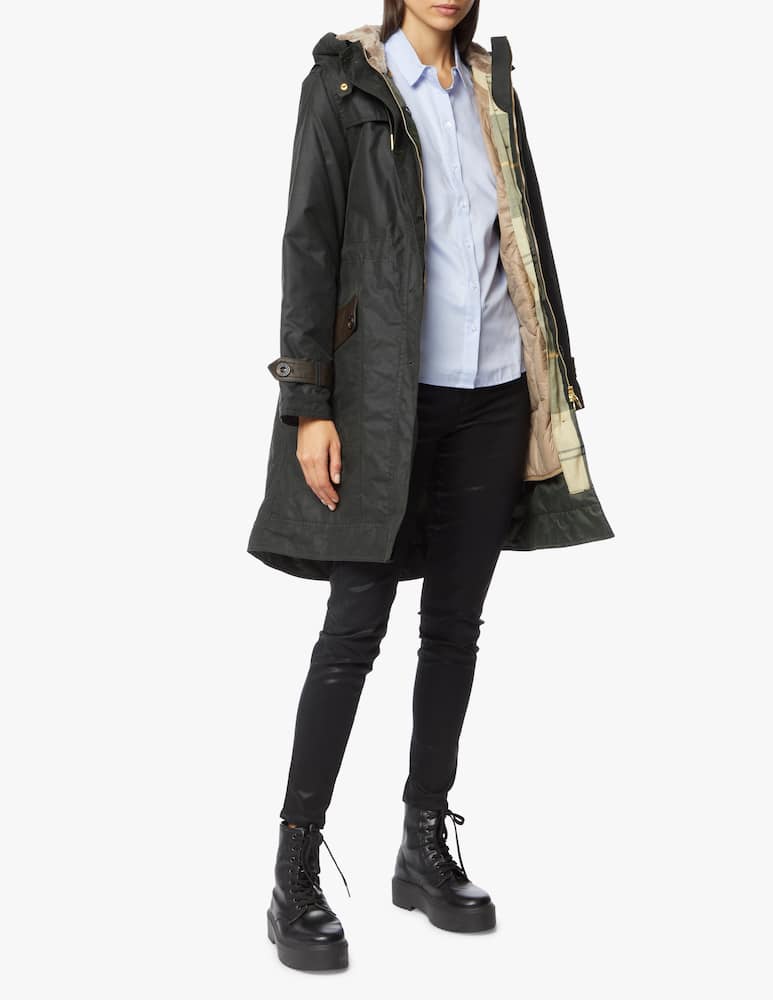 rinascente Barbour Parka in cotone cerato Avoch