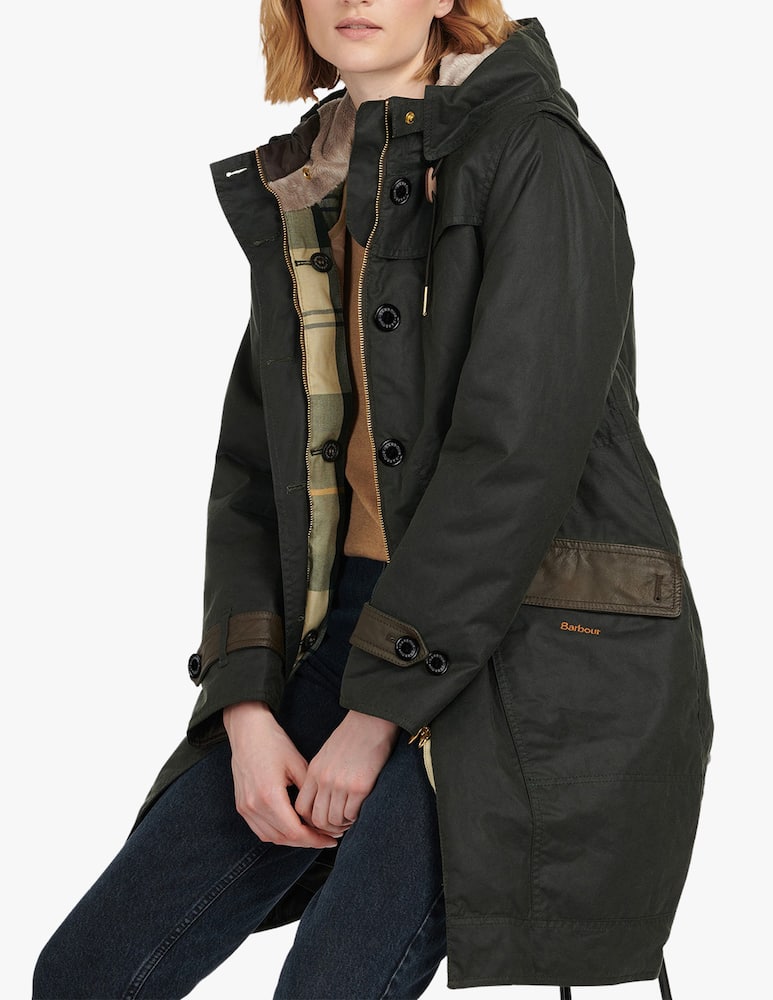 rinascente Barbour Claudia Wax jacket