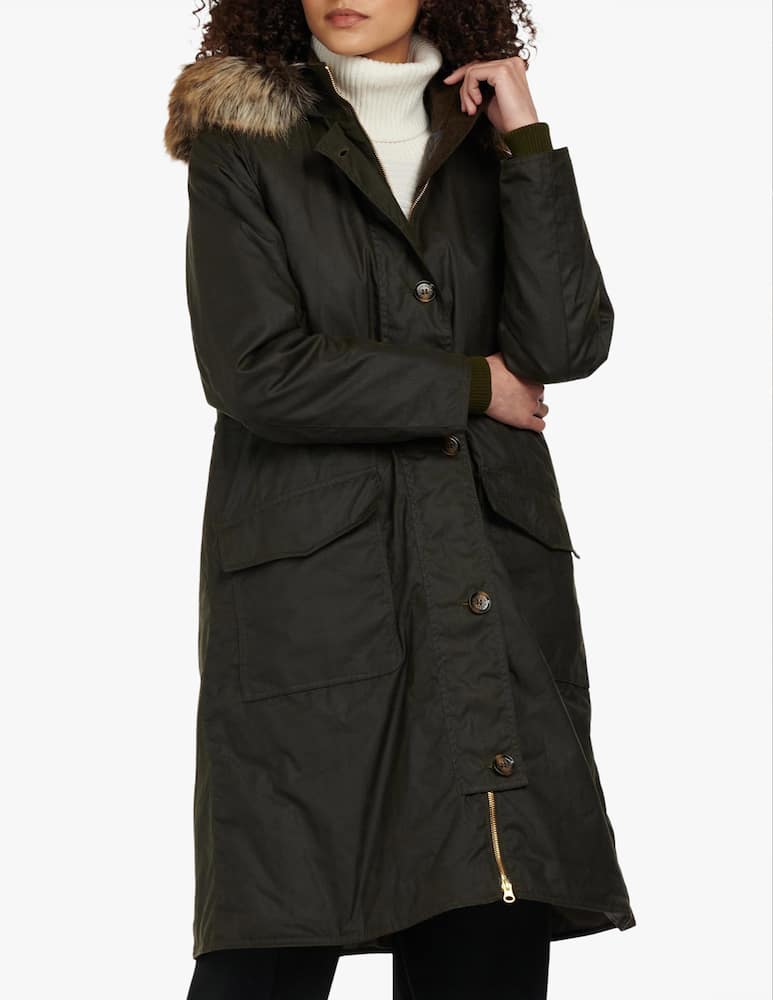 rinascente Barbour Claudia Wax jacket