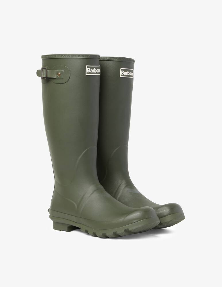 rinascente Barbour Stivale in gomma alto tessuto a quadri - Verde