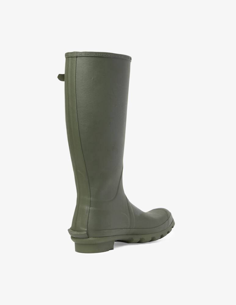 rinascente Barbour Stivale in gomma alto tessuto a quadri - Verde