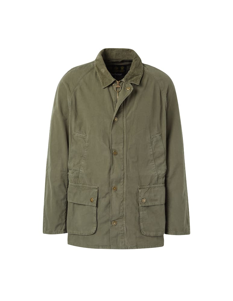 rinascente Barbour Giacca ashby in cotone - oliva