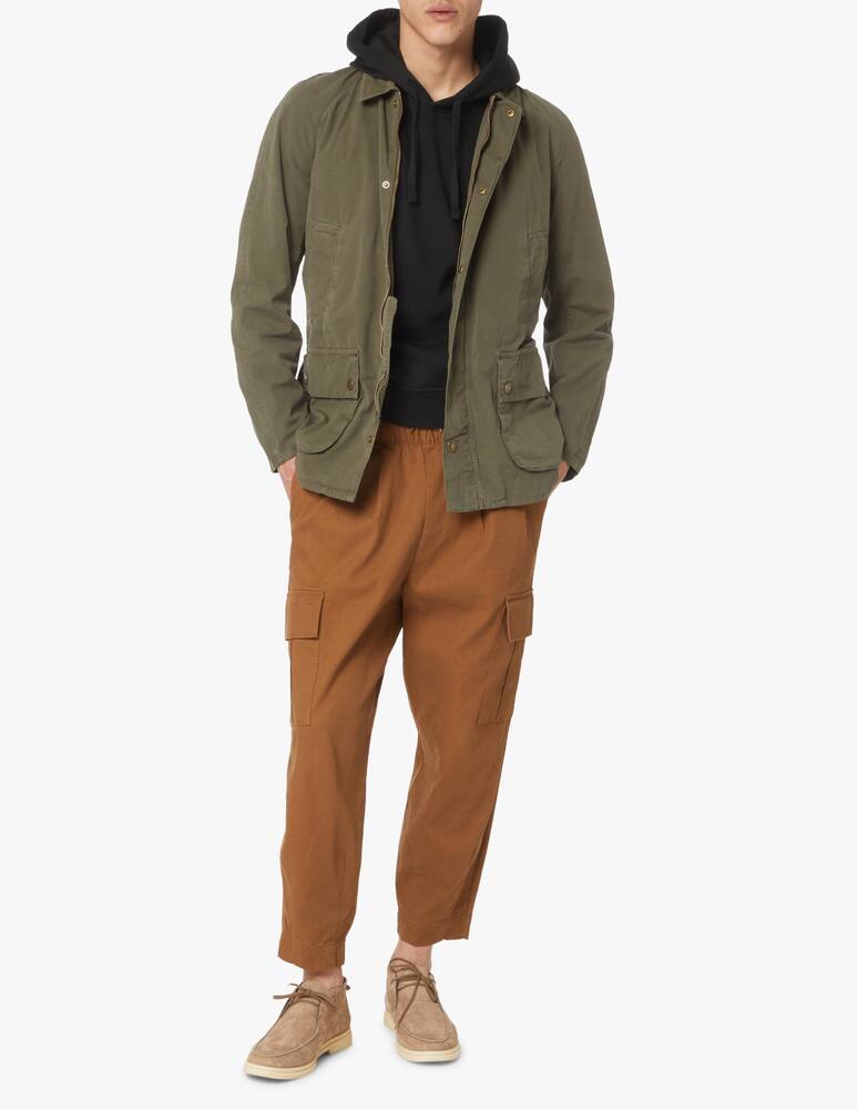 rinascente Barbour Giacca ashby in cotone - oliva