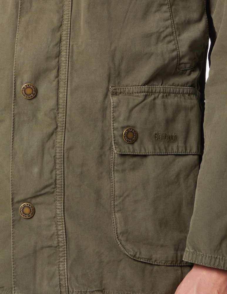 rinascente Barbour Giacca ashby in cotone - oliva