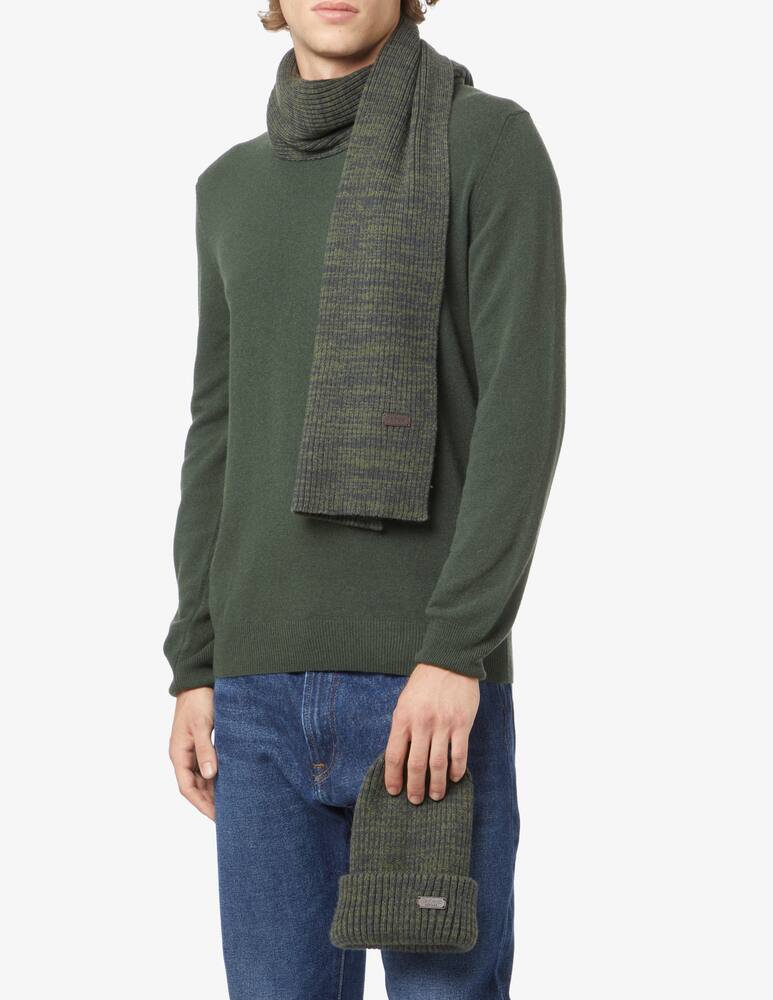 rinascente Barbour Scarf and beanie gift box - Green