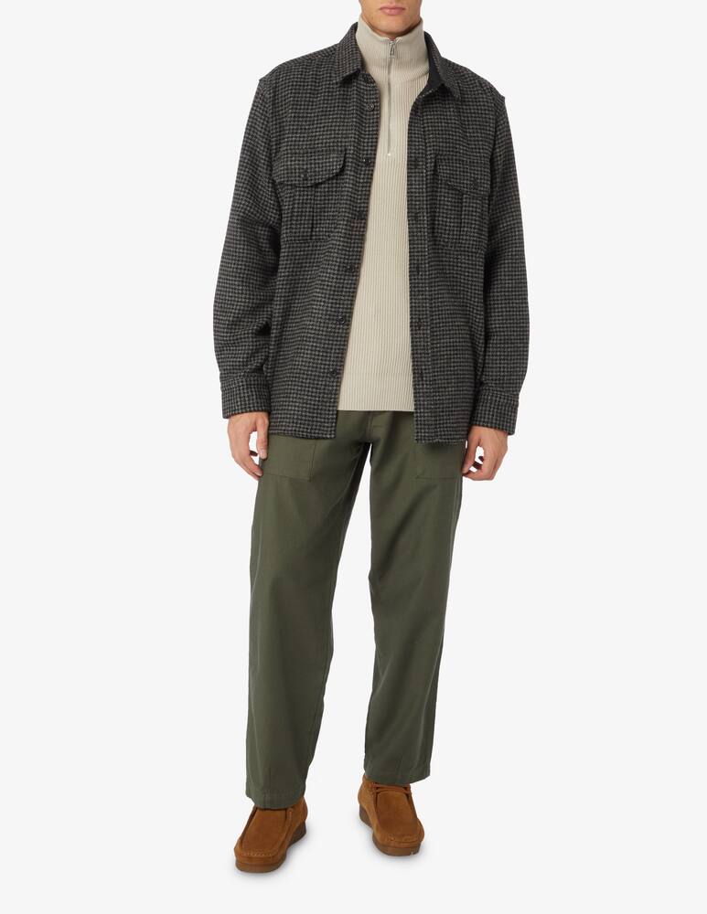 rinascente Filson Pied de poule wool shirt  - Black