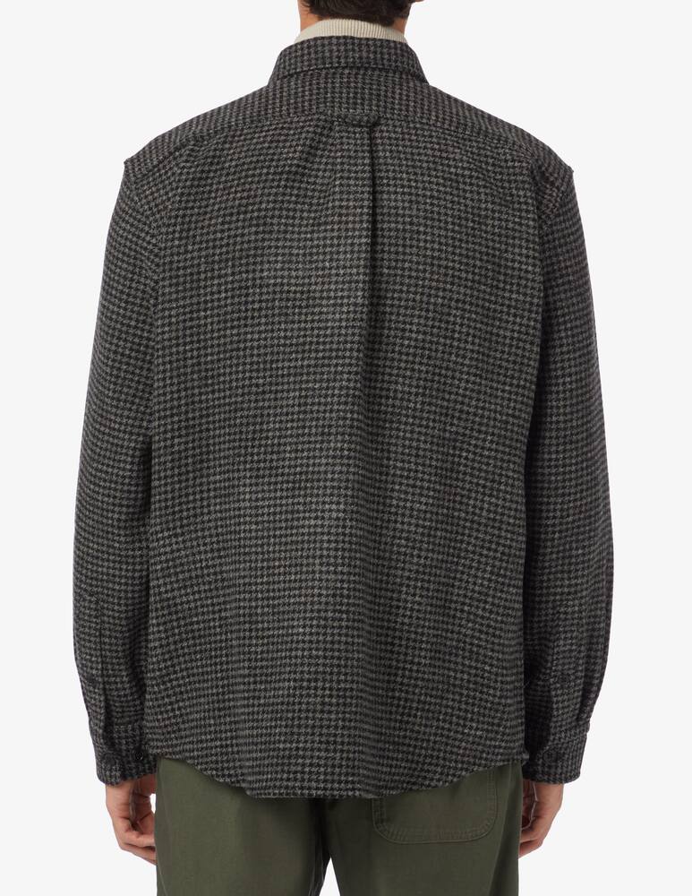 rinascente Filson Pied de poule wool shirt  - Black