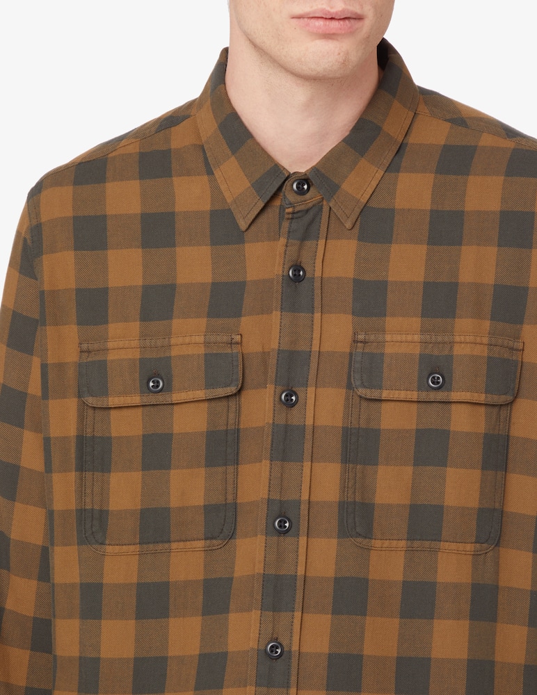 rinascente Filson Camicia a quadri  - Marrone