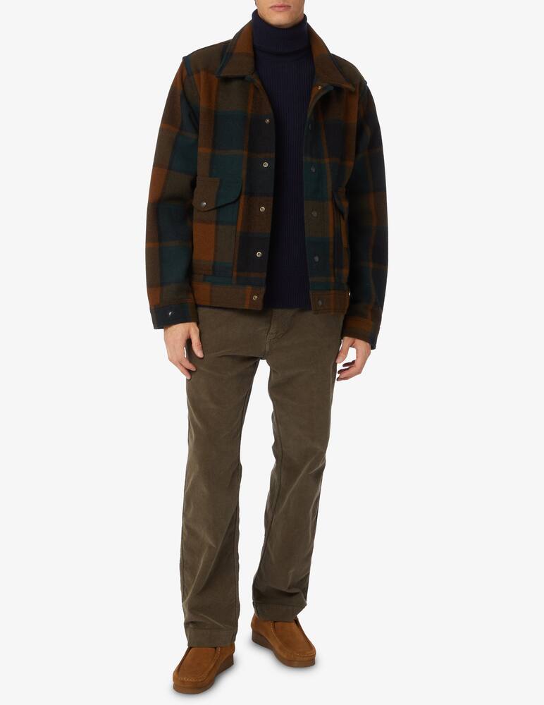 rinascente Filson Giacca bomber in lana a quadri - Multicolor