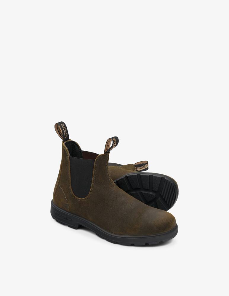 rinascente Blundstone Chelsea waxed suede boots