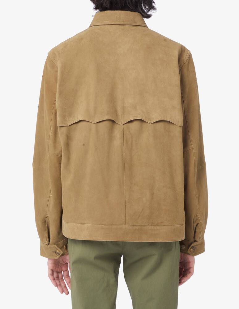 rinascente Baracuta Giacca overshirt in suede