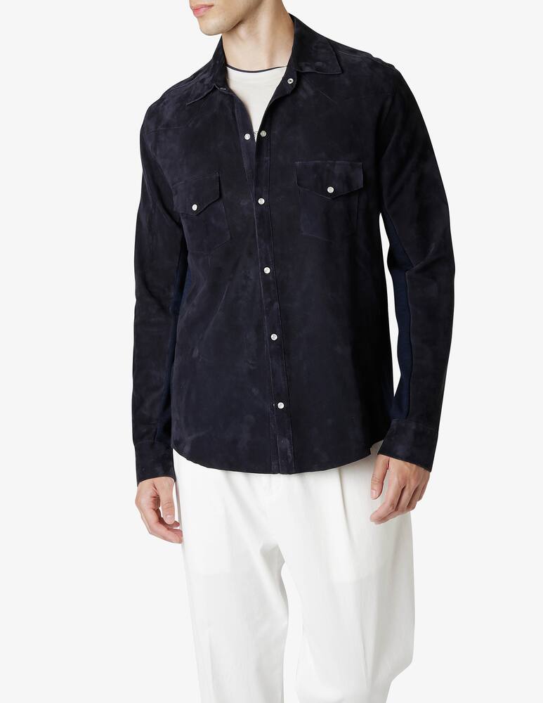 rinascente Eleventy Texas And Jersey Shirt Jacket